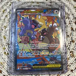 Pokemon TCG Mega Kangaskhan EX 182/132 Evolutions Ultra Rare Full Art Holo - Image 1