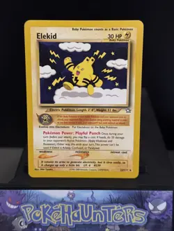 Pokemon Card Elekid 22/111 Neo Genesis WOTC Non Holo Rare Light Play - Image 1