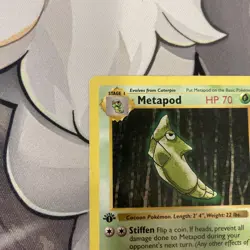 Metapod - 1st Edition Shadowless Base Set - 54/102 - Pokemon TCG 1999 WOTC - MP - Image 4