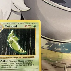 Metapod - 1st Edition Shadowless Base Set - 54/102 - Pokemon TCG 1999 WOTC - MP - Image 5
