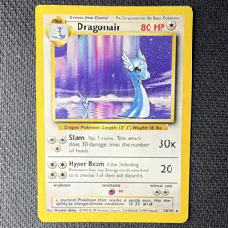 Wizards of the Coast Pokemon TCG Dragonair 18/102 Base Set 1999 English - Image 1