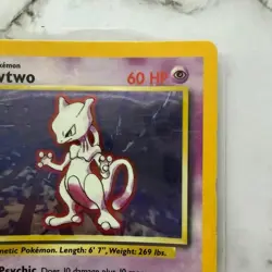Mewtwo 10/102 - Base Set - Holo - HP - Rare - Unlimited - Pokemon Trading Card - Image 3