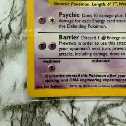 Mewtwo 10/102 - Base Set - Holo - HP - Rare - Unlimited - Pokemon Trading Card - Image 4