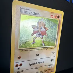 Hitmonchan 7/102 Pokemon Card Original Base Set Gamefreak 1999 Wizards WOTC - Image 3