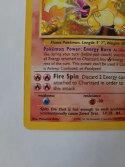 Charizard 4/102 Holo Base Set Unlimited 1999 WOTC Pokemon Card Vintage HP - Image 5