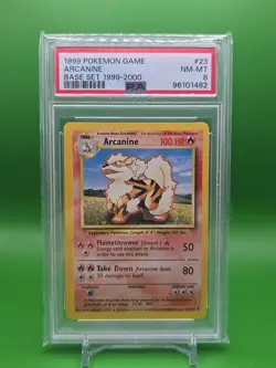 Arcanine 23/102 Pokemon Card Base Set - Uncommon 1999 Base Set - HP - Image 1
