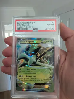 PSA 8 Sceptile EX 7/98 Ultra Rare XY Ancient Origins Pokemon Card 2015 - Image 3