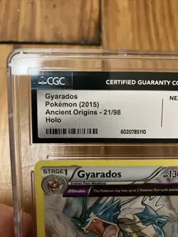 CGC 7 Gyarados Holo 21/98 2015 XY Ancient Origins Rare Pokemon Card - Image 3
