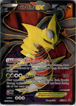 Giratina EX 93 Full Art Holo 93/98 XY - Ancient Origins DMG Pokemon Card - Image 1