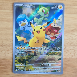 Pokemon TCG Pikachu 027 SV: Scarlet & Violet Promo Holo Basic 60 HP English - Image 1