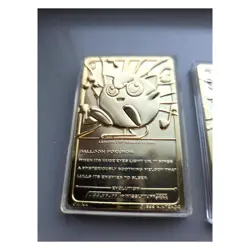 Pokemon 1999 23K Gold Cards Charizard Togepi Jigglypuff Used Lot - Image 5