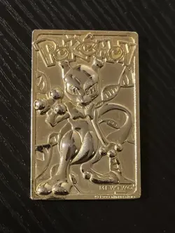 1999 Pokemon x4 BK Collab 23k Gold Plated Cards Pikachu Very Nice Condion See Pi - Image 5