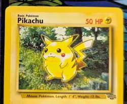 Pikachu 60/64 Jungle Common Vintage Wotc Pokemon Tcg Card Lightly Played - Image 2
