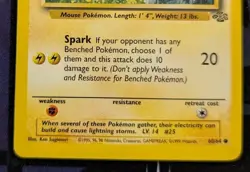 Pikachu 60/64 Jungle Common Vintage Wotc Pokemon Tcg Card Lightly Played - Image 3