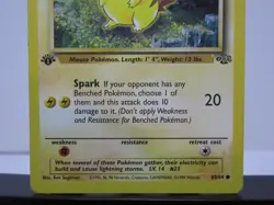 Pokemon Pikachu TCG Jungle Card 60/64 1st Edition Common - Image 3