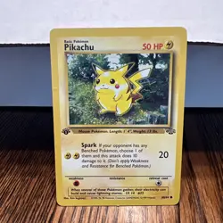 Pokemon TCG Pikachu Jungle 60/64 Regular 1st Edition Common - Image 1