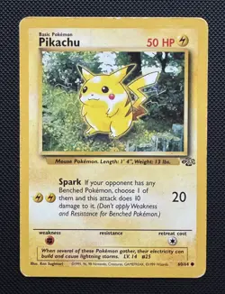 Pokemon TCG | Pikachu | Jungle | 60/64 | Regular Common | LP - Image 1