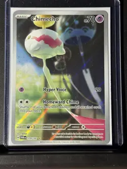 Chimecho 179/167 Twilight Masquerade Illustration Rare Pokemon TCG Card NM - Image 2