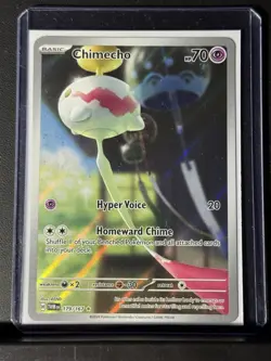 Chimecho 179/167 Twilight Masquerade Illustration Rare Pokemon TCG Card NM - Image 3