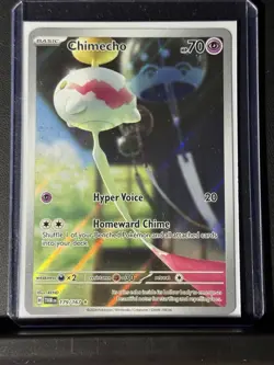 Chimecho 179/167 Twilight Masquerade Illustration Rare Pokemon TCG Card NM - Image 4