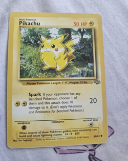Pokemon TCG Pikachu 60/64 Jungle Common 50HP English Unlimited - Image 1