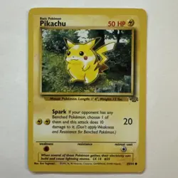 Pokemon TCG Pikachu 60/64 Jungle Set Unlimited Common WOTC Vintage - Image 1