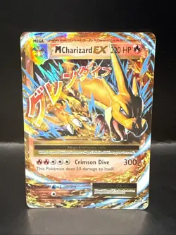 Pokemon TCG M Charizard EX 13/108 Evolutions 2016 Holo Ultra Rare Card - Image 1