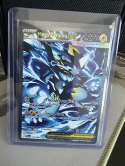 Pokemon TCG - [PBL 114/084] - Mega Zeraora ex NM - Pitch Black - Image 1