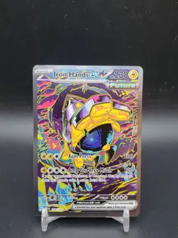 Iron Hands ex 154/131 Prismatic Evolutions Special Illustration Rare NM Pokemon - Image 1