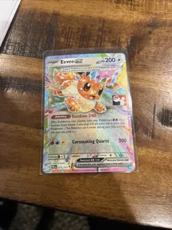 Pokemon TCG Eevee ex 075/131 Prize Pack Series Cards Holo Near Mint - Image 1