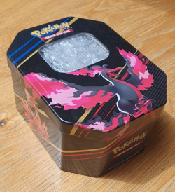 Pokemon TCG Crown Zenith Galarian Moltres Tin with 250+ cards Near Mint - Image 2