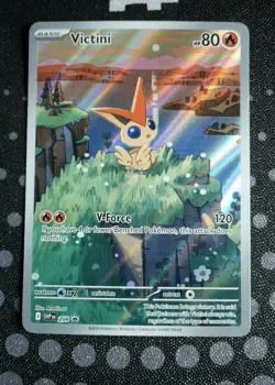Victini Pokemon SV: Scarlet & Violet Promo Cards SVP #208 Holo Near Mint - Image 1