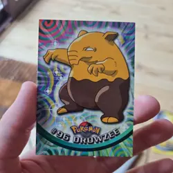 DROWZEE - POKEMON TOPPS TRADING CARDS SET - #96 Near Mint blue logo - Image 1