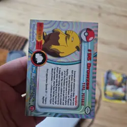 DROWZEE - POKEMON TOPPS TRADING CARDS SET - #96 Near Mint blue logo - Image 3