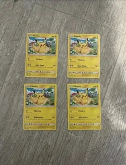 Pikachu 30/111 Crimson Invasion Sun & Moon Pokemon Cards TCG Near Mint NM - Image 1