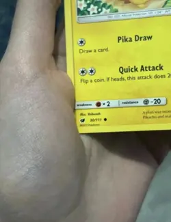 Pikachu 30/111 Crimson Invasion Sun & Moon Pokemon Cards TCG Near Mint NM - Image 3