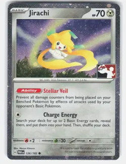 Jirachi 126/182 Holo Common Prize Pack Series Cards Pokemon Near Mint - Image 1