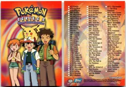 Checklist #148 Topps Trading Cards Series 2 Pokemon Near Mint - Image 1