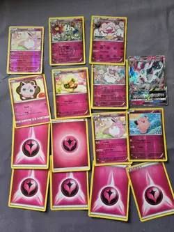 Pokemon TCG Fairy Bundle 15 Cards Near Mint Condition - Image 1