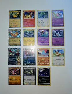 Pokemon McDonalds 2024 Complete Promo Set 7 Holo + 8 Regular Cards Near Mint - Image 1