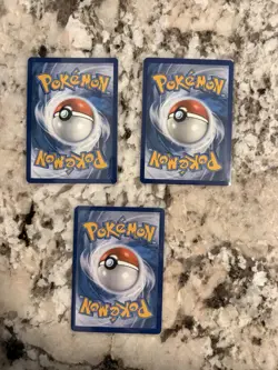 Pokemon TCG Vaporeon Lot of 3 Near Mint English Cards NM - Image 2