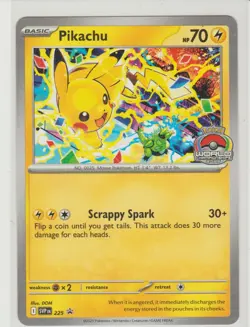 Pikachu World Championship 2025 Promo Pokemon Card SVP 225 - Image 1