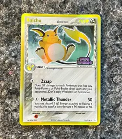 The Pokemon Company Raichu EX Holon Phantoms Reverse Holo Rare Eng 70HP 15/110 - Image 1