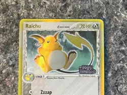 The Pokemon Company Raichu EX Holon Phantoms Reverse Holo Rare Eng 70HP 15/110 - Image 2