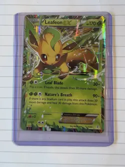 Pokemon TCG Leafeon EX 10/83 Generations Ultra Rare HP Holo Rare 2016 - Image 2