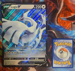 Pokemon TCG Lugia V Jumbo Oversized Holo Promo SWSH301 220 HP EN - Image 1