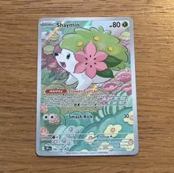 The Pokemon Company Pokemon TCG Shaymin 185/182 Crown Zenith Holo Rare English - Image 1