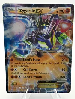Pokemon TCG Zygarde EX Ultra Rare Holo Fates Collide 54/124 190HP Eng 2016 - Image 1