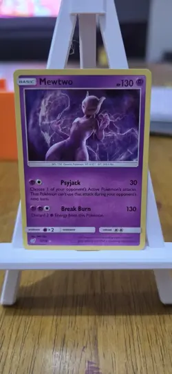 Pokemon TCG Mewtwo 12/18 - Detective Pikachu - Holo Rare EN 130 HP - Image 1