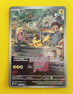 Pokemon TCG Pikachu 173/165 SV Scarlet & Violet 151 Illustration Rare Holo - Image 1